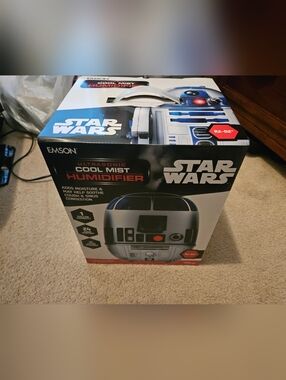 EMSON STAR WARS cool mist FULL SIZE 12" humidifier, R2D2, New In The Packaging .